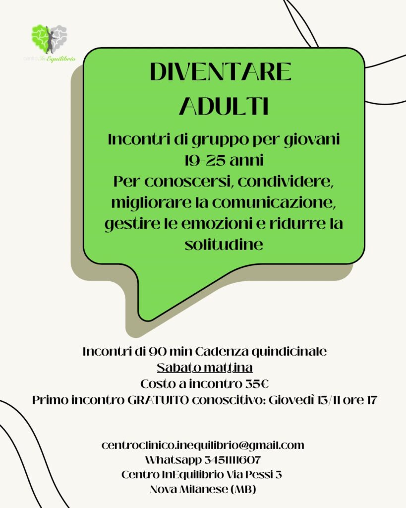 Volantino Diventare adulti