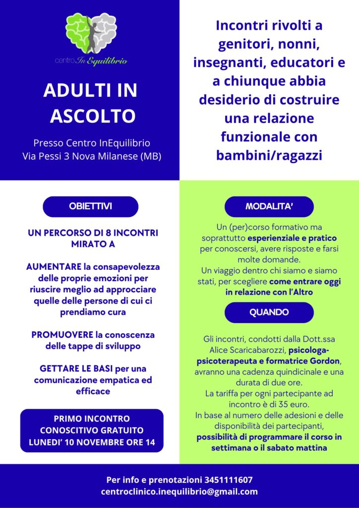 Volantino Adulti in ascolto